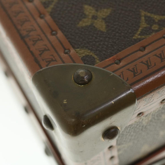 LOUIS VUITTON Monogram Gemine Shoes Trunk M21626 LV Auth 49981SV