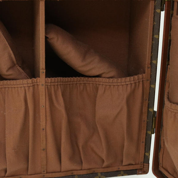 LOUIS VUITTON Monogram Gemine Shoes Trunk M21626 LV Auth 49981SV