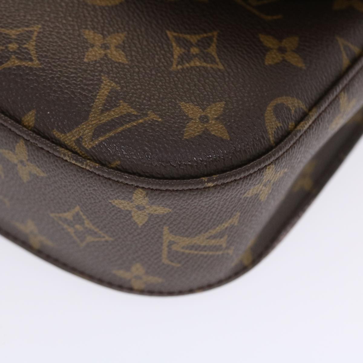 LOUIS VUITTON Monogram Saint Cloud GM Shoulder Bag M51242 LV Auth 50029