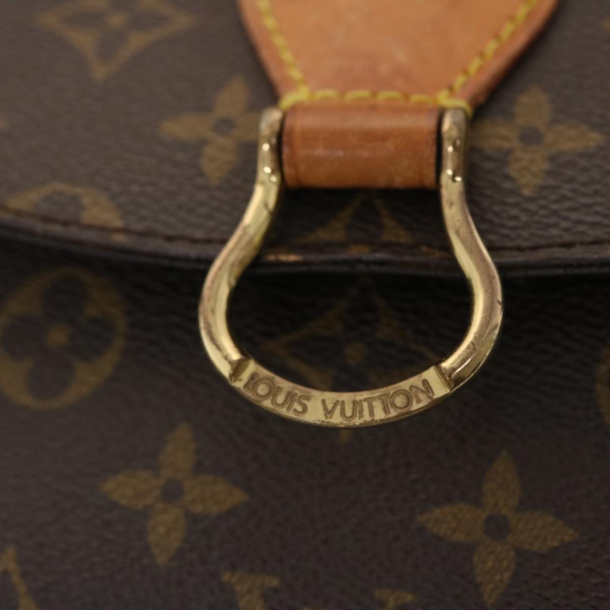 LOUIS VUITTON Monogram Saint Cloud GM Shoulder Bag M51242 LV Auth 50029