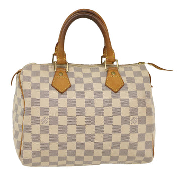 LOUIS VUITTON Damier Azur Speedy 25 Hand Bag N41534 LV Auth 50040