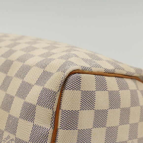 LOUIS VUITTON Damier Azur Speedy 25 Hand Bag N41534 LV Auth 50040