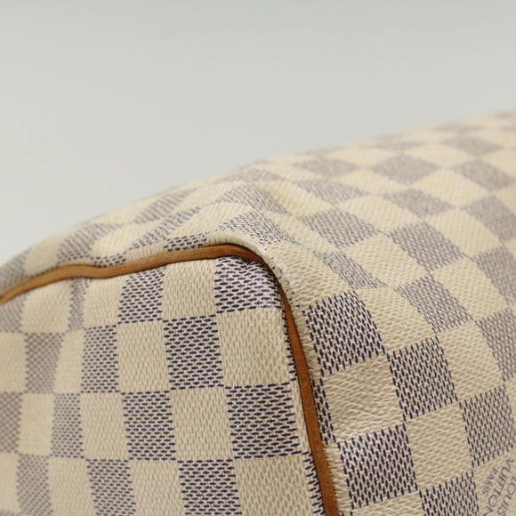 LOUIS VUITTON Damier Azur Speedy 25 Hand Bag N41534 LV Auth 50040