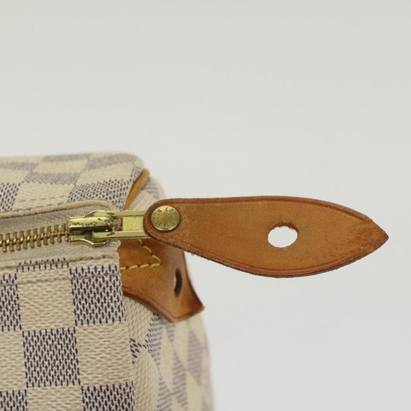 LOUIS VUITTON Damier Azur Speedy 25 Hand Bag N41534 LV Auth 50040