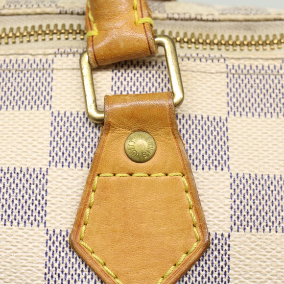 LOUIS VUITTON Damier Azur Speedy 25 Hand Bag N41534 LV Auth 50040