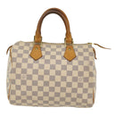 LOUIS VUITTON Damier Azur Speedy 25 Hand Bag N41534 LV Auth 50040-13