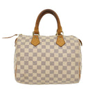 LOUIS VUITTON Damier Azur Speedy 25 Hand Bag N41534 LV Auth 50040-2