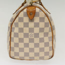 LOUIS VUITTON Damier Azur Speedy 25 Hand Bag N41534 LV Auth 50040-3