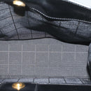 CELINE Hand Bag Leather Black Auth 50187-11