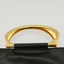 CELINE Hand Bag Leather Black Auth 50187-8