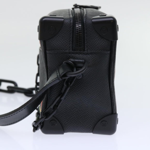 LOUIS VUITTON Taiga Rainbow Mini Soft Trunk Shoulder Bag M30351 LV Auth 50210SM