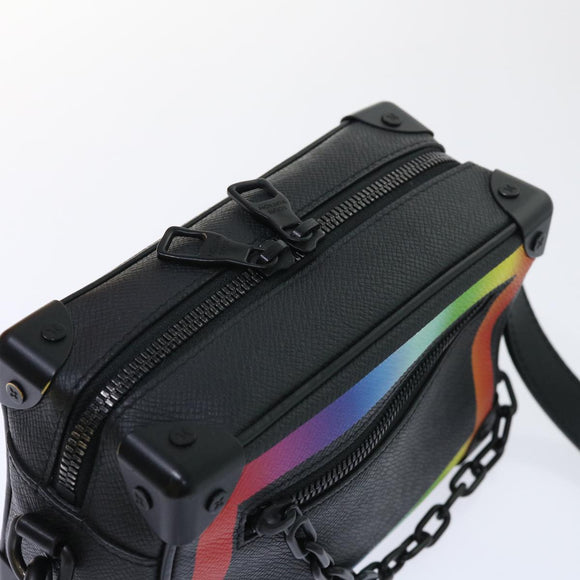 LOUIS VUITTON Taiga Rainbow Mini Soft Trunk Shoulder Bag M30351 LV Auth 50210SM