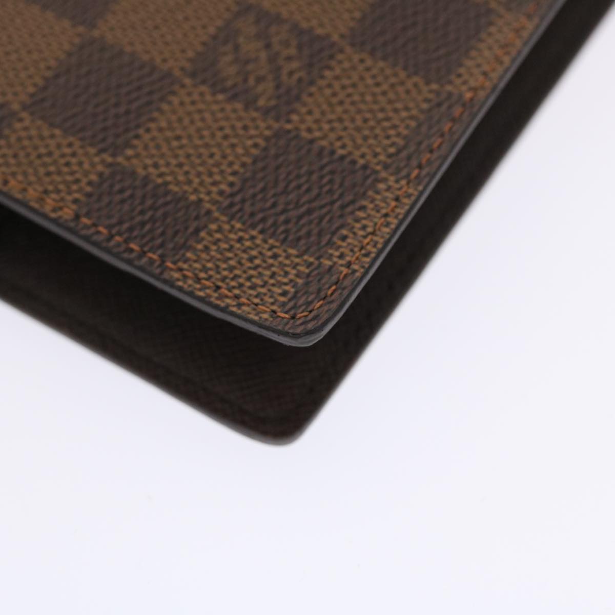 LOUIS VUITTON Damier Ebene Agenda GM Day Planner Cover R20107 LV Auth 50322A