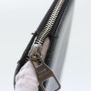 LOUIS VUITTON Damier Graphite Organizer Atoll Travel Case N48255 LV Auth 50337-9