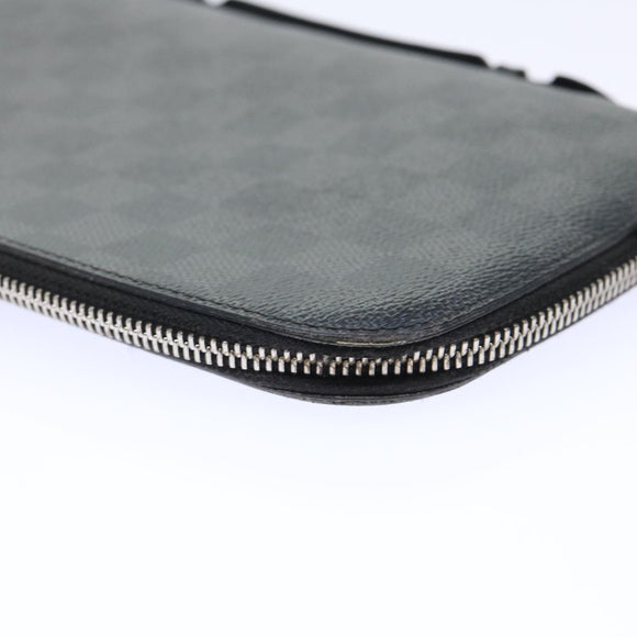 LOUIS VUITTON Damier Graphite Organizer Atoll Reiseetui N48255 LV Auth 50337