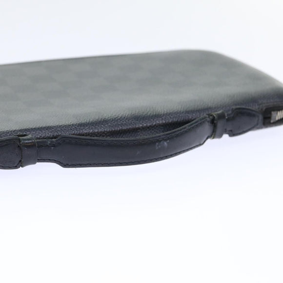 LOUIS VUITTON Damier Graphite Organizer Atoll Reiseetui N48255 LV Auth 50337