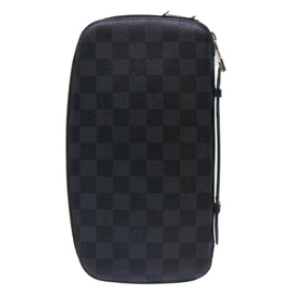 LOUIS VUITTON Damier Graphite Organizer Atoll Travel Case N48255 LV Auth 50337 - 0