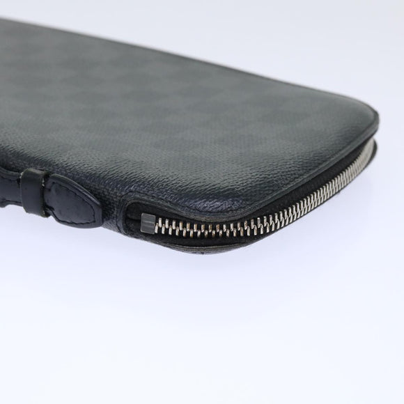 LOUIS VUITTON Damier Graphite Organizer Atoll Reiseetui N48255 LV Auth 50337