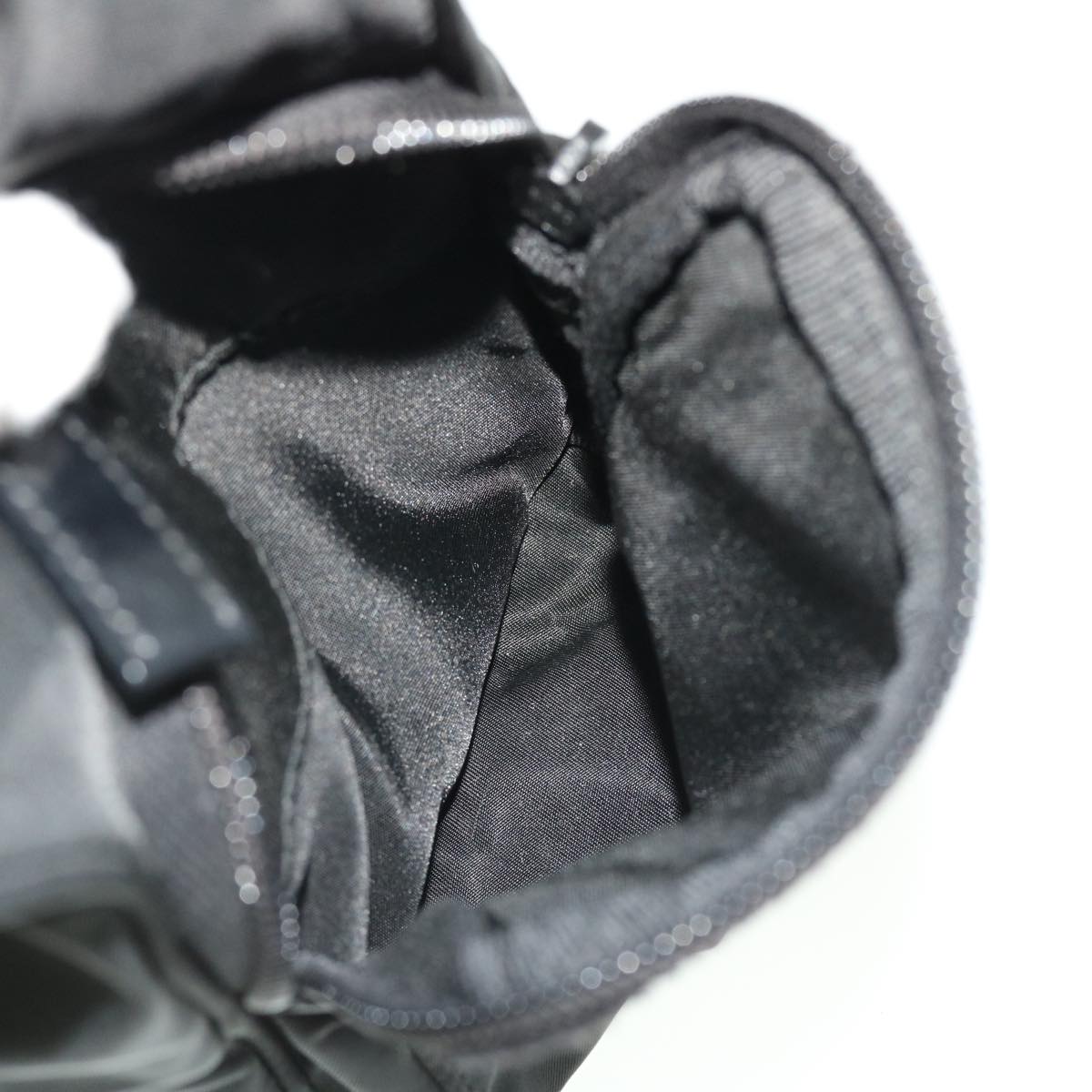 PRADA Shoulder Bag Nylon Black Auth 50561
