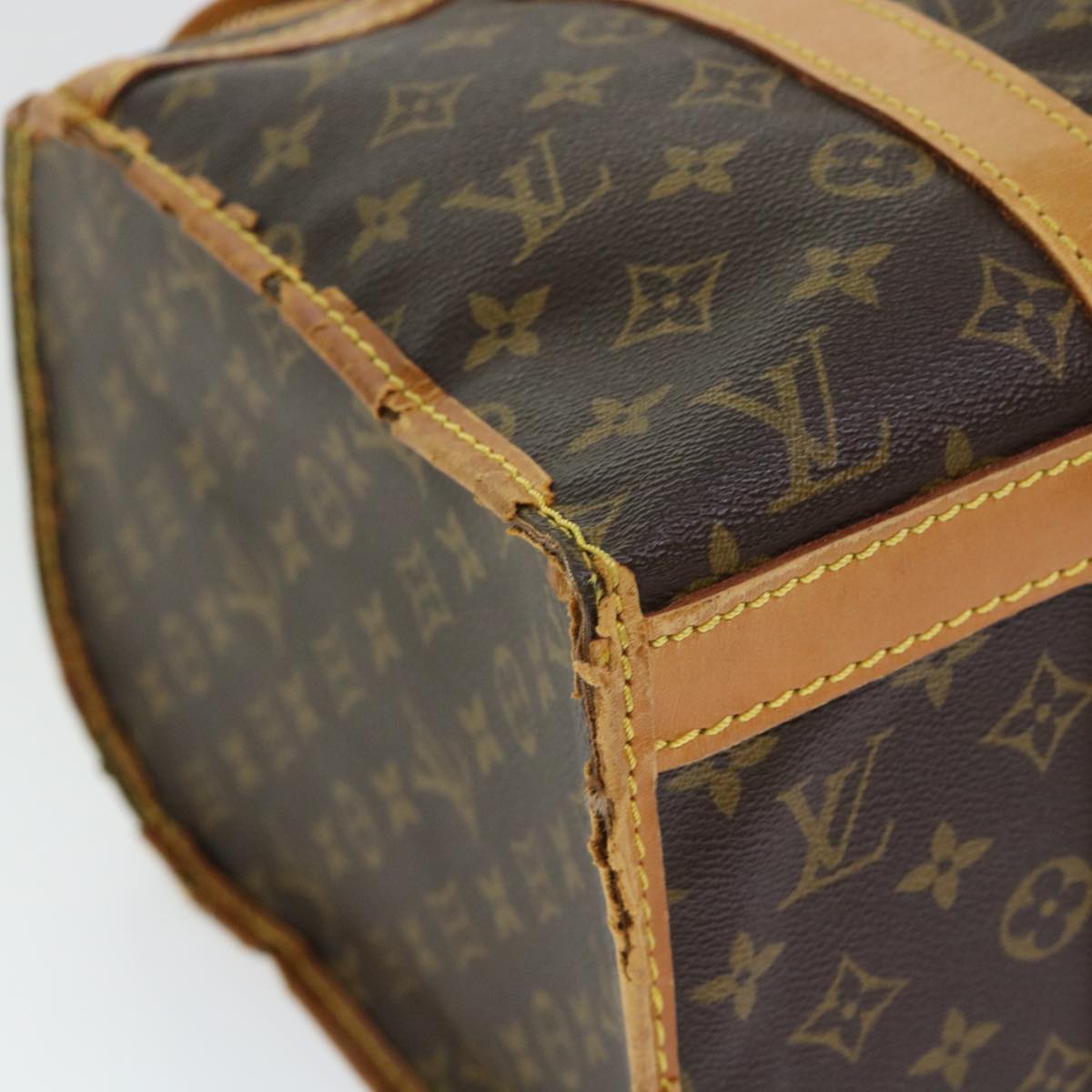 LOUIS VUITTON Monogram Sac Shan 40 Pet Carry M42024 LV Auth 50734