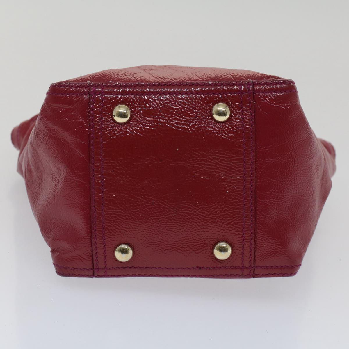 BALLY Saint Laurent Gucci Shoulder Bag Leather 3Set Black Red Auth 50754