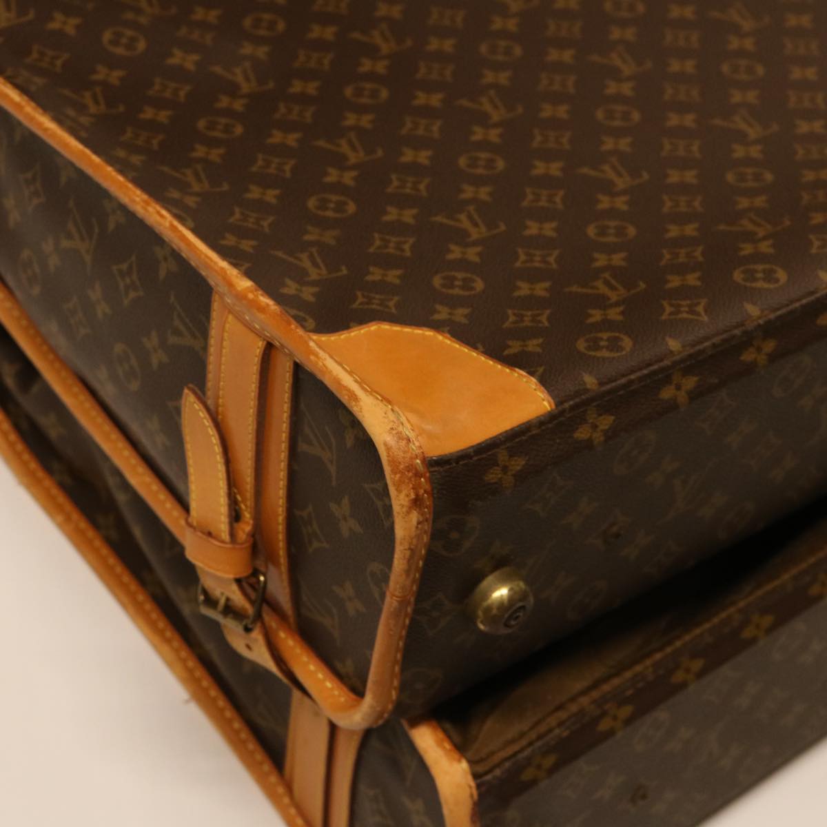 LOUIS VUITTON Monogram Portable Cabin Garment Cover M23420 LV Auth 50757