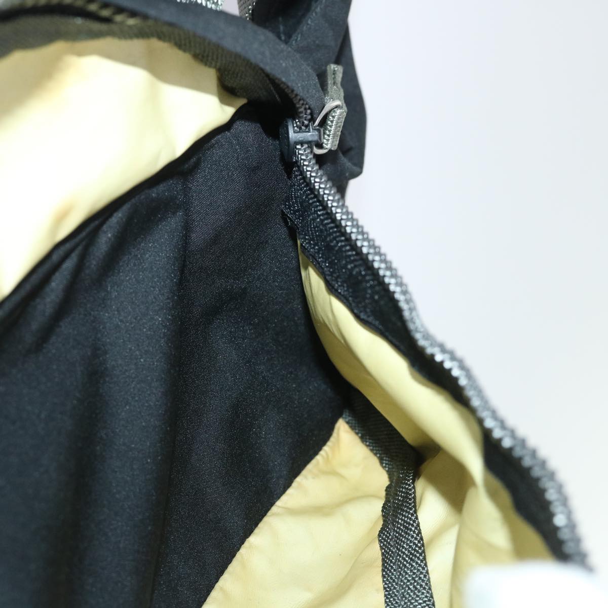 PRADA Sports Waist bag Nylon Black Auth 50773