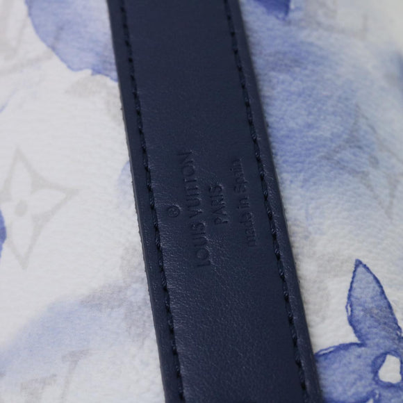 LOUIS VUITTON Monogram Water Color Weekend Tote PM Bag Blue M45756 Auth 50808S