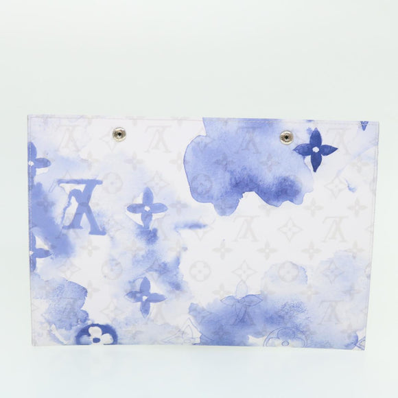 LOUIS VUITTON Monogram Water Color Weekend Tote PM Bag Blue M45756 Auth 50808S