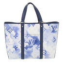 LOUIS VUITTON Monogram Water Color Weekend Tote PM Bag Blue M45756 Auth 50808S-13