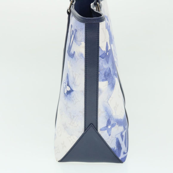 LOUIS VUITTON Monogram Water Color Weekend Tote PM Bag Blue M45756 Auth 50808S