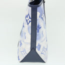 LOUIS VUITTON Monogram Water Color Weekend Tote PM Bag Blue M45756 Auth 50808S-4