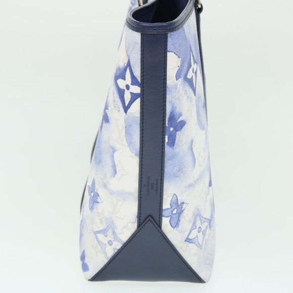 LOUIS VUITTON Monogram Water Color Weekend Tote PM Bag Blue M45756 Auth 50808S