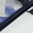 LOUIS VUITTON Monogram Water Color Weekend Tote PM Bag Blue M45756 Auth 50808S-7