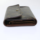 LOUIS VUITTON Monogram Porte Tresor Etui Papie Wallet M61202 LV Auth 50877-3