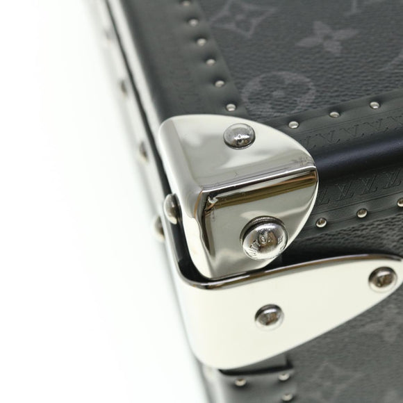 LOUIS VUITTON Monogram Eclipse Alzer 70 Trunk M20014 LV Auth 50883S