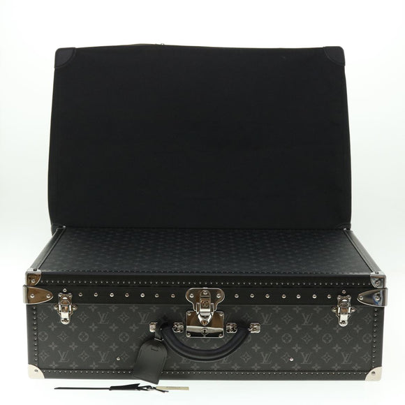 LOUIS VUITTON Monogram Eclipse Alzer 70 Trunk M20014 LV Auth 50883S