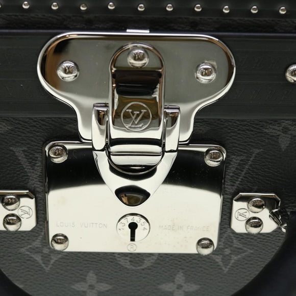 LOUIS VUITTON Monogram Eclipse Alzer 70 Trunk M20014 LV Auth 50883S