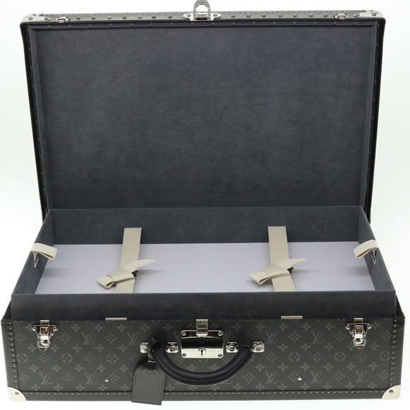 LOUIS VUITTON Monogram Eclipse Alzer 70 Trunk M20014 LV Auth 50883S