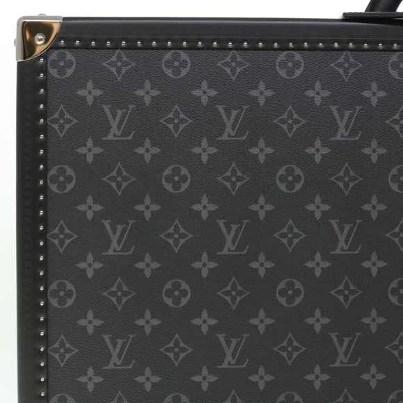 LOUIS VUITTON Monogram Eclipse Alzer 70 Trunk M20014 LV Auth 50883S