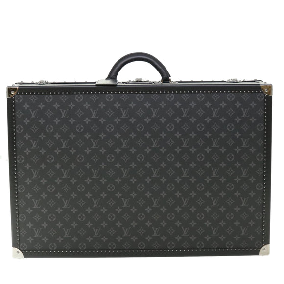 LOUIS VUITTON Monogram Eclipse Alzer 70 Trunk M20014 LV Auth 50883S