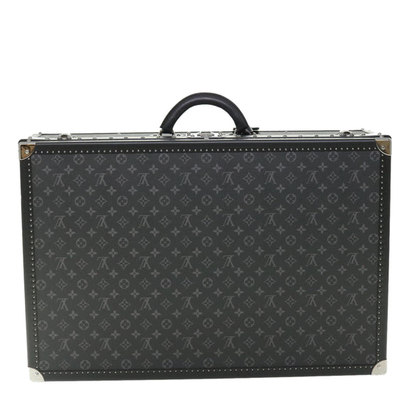 LOUIS VUITTON Monogram Eclipse Alzer 70 Trunk M20014 LV Auth 50883S