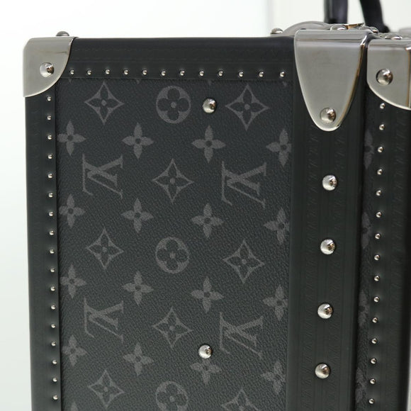 LOUIS VUITTON Monogram Eclipse Alzer 70 Trunk M20014 LV Auth 50883S
