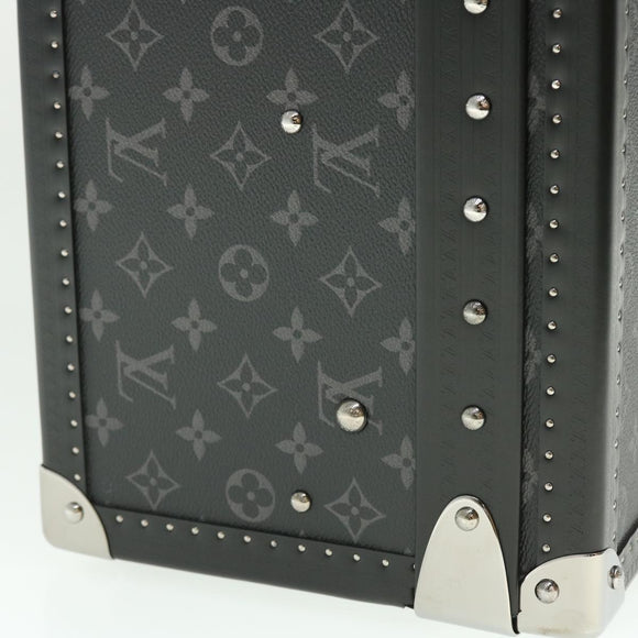 LOUIS VUITTON Monogram Eclipse Alzer 70 Trunk M20014 LV Auth 50883S