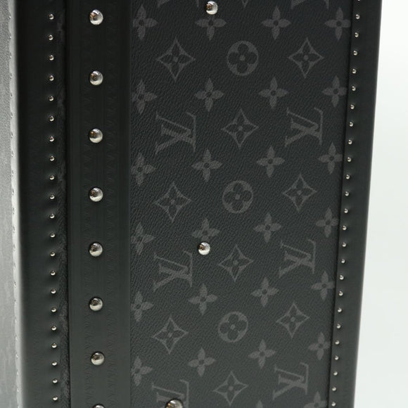 LOUIS VUITTON Monogram Eclipse Alzer 70 Trunk M20014 LV Auth 50883S