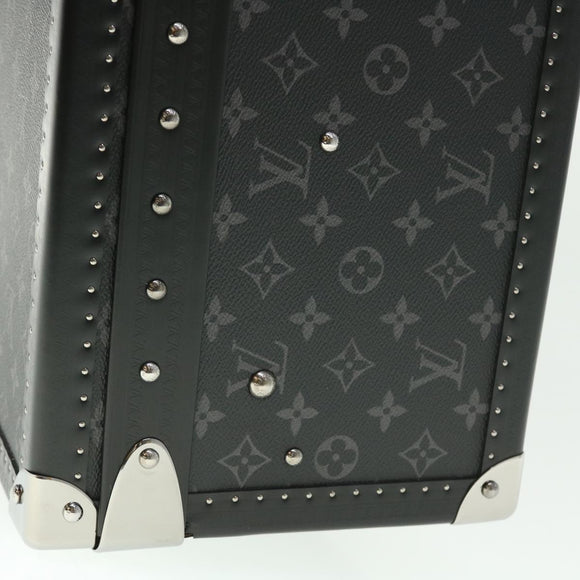 LOUIS VUITTON Monogram Eclipse Alzer 70 Trunk M20014 LV Auth 50883S