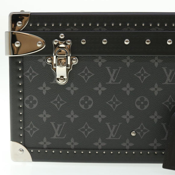 LOUIS VUITTON Monogram Eclipse Alzer 70 Trunk M20014 LV Auth 50883S