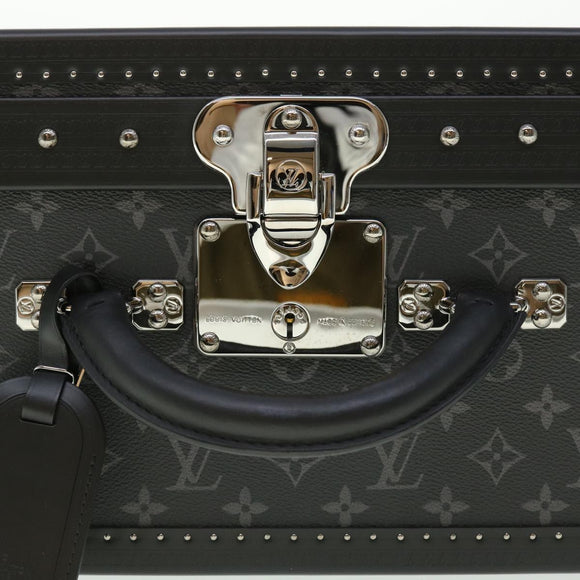 LOUIS VUITTON Monogram Eclipse Alzer 70 Trunk M20014 LV Auth 50883S