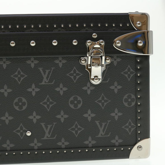 LOUIS VUITTON Monogram Eclipse Alzer 70 Trunk M20014 LV Auth 50883S