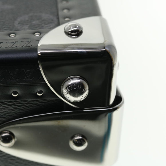 LOUIS VUITTON Monogram Eclipse Alzer 70 Trunk M20014 LV Auth 50883S